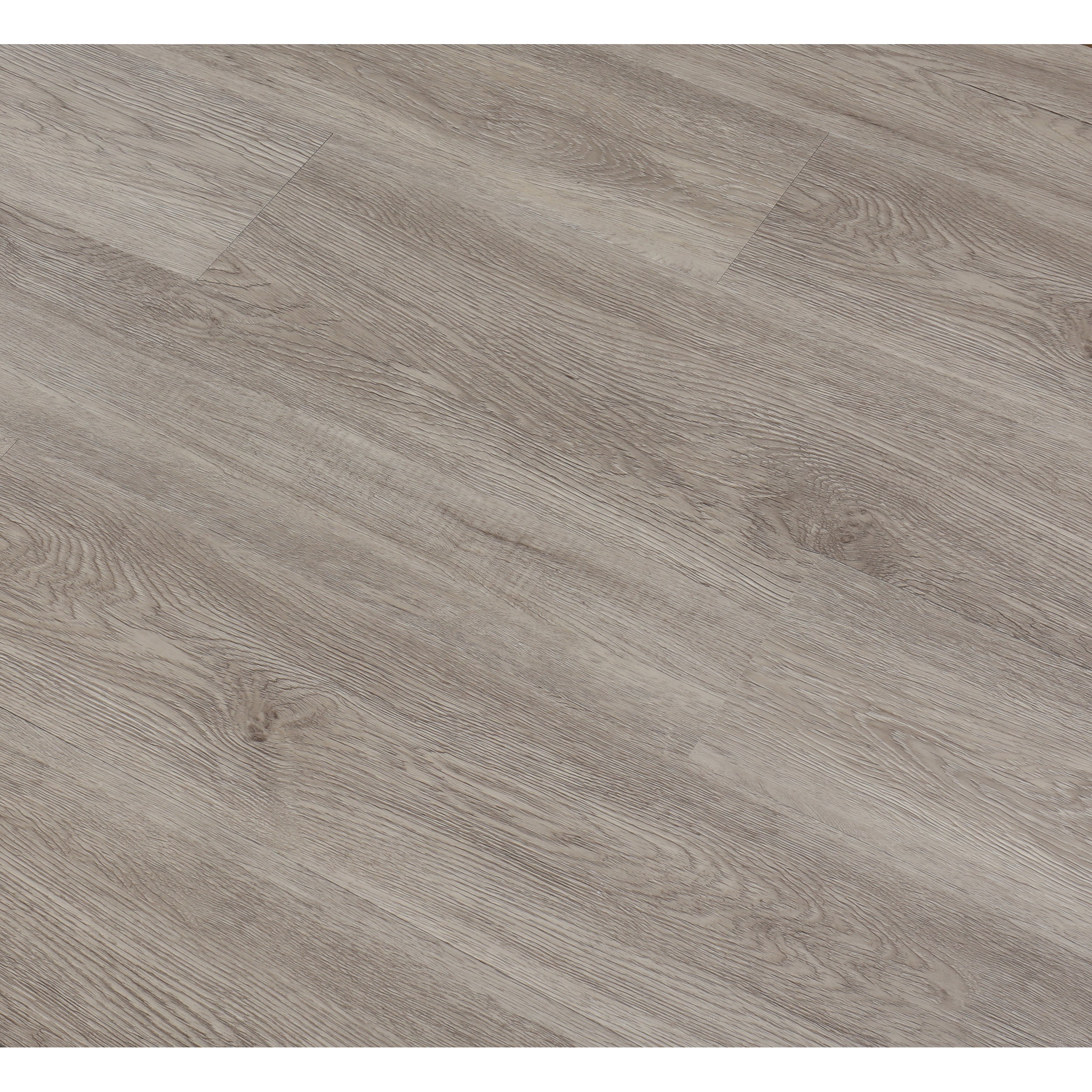 EasyStreet LVP 5MM Flooring, Catherine by Taiga Building Products Ltd offers light brown planks with natural grain and subtle variations. This water-resistant floor is easy to install and covers 23.77 SQFT for a realistic wood look.