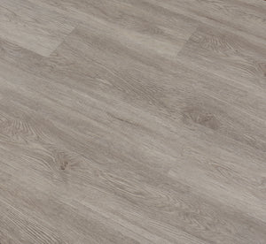 EasyStreet LVP 5MM Flooring, Catherine by Taiga Building Products Ltd offers light brown planks with natural grain and subtle variations. This water-resistant floor is easy to install and covers 23.77 SQFT for a realistic wood look.