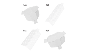 Chamfer 3 Way Molded Corner Adapter