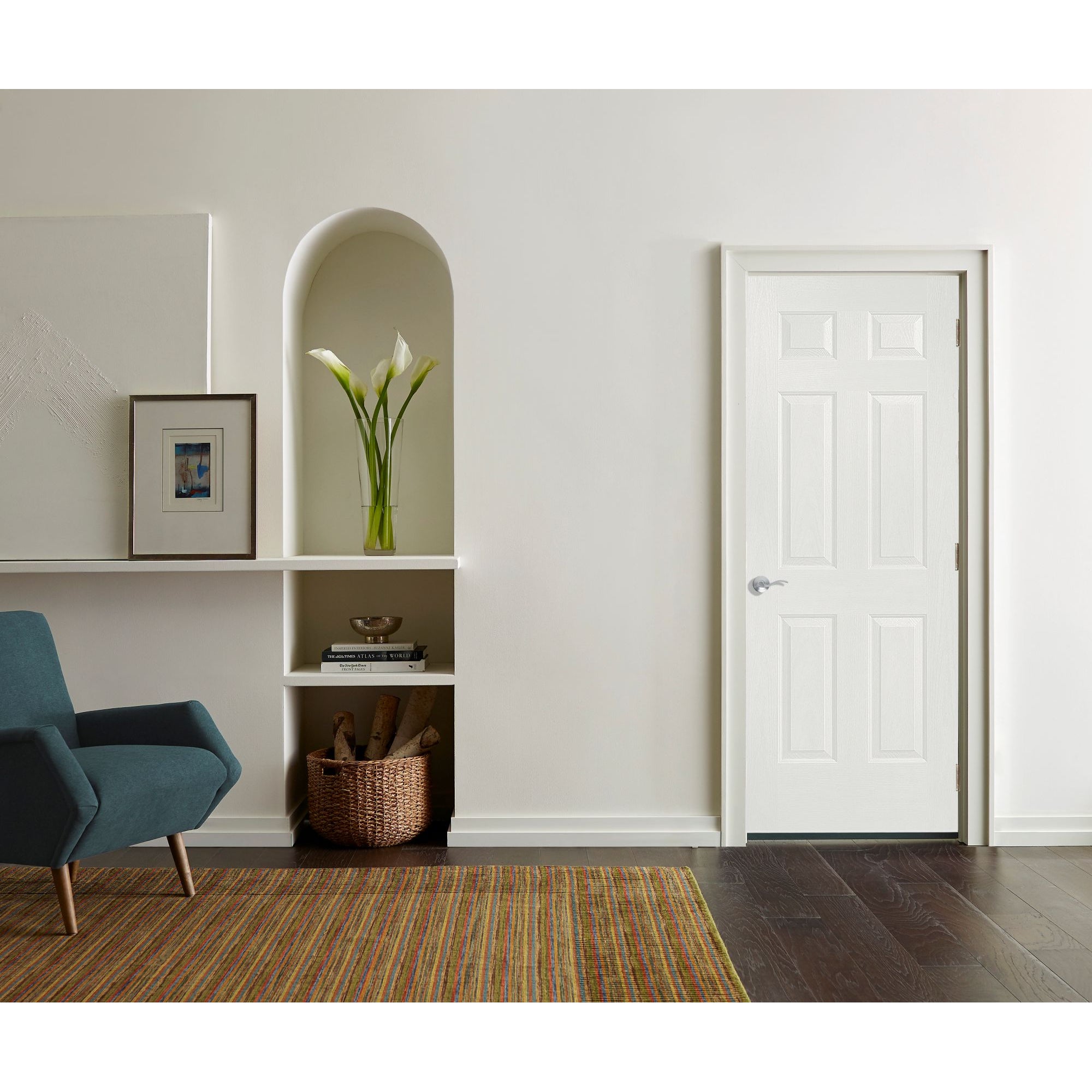 30"X96"X1-3/4" Colonist 6-Panel Textured Solid Core