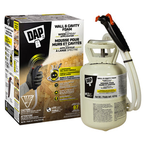DAP Wall & Cavity Foam with Widespray Applicator, Off-White (10.5 lb Cylinder) Dap Canada Wall & Cavity Foam