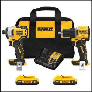 DeWalt 20V Atomic Compact Drill & Impact Driver Kit