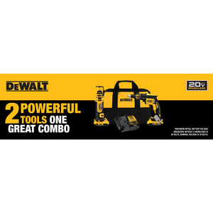 20V Max Drywall Screwgun and Cut Out Tool Combo Kit (2.0AH)