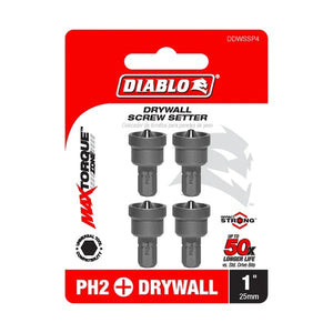 Diablo #2 1" Drywall Screw Setter (4/Pack)