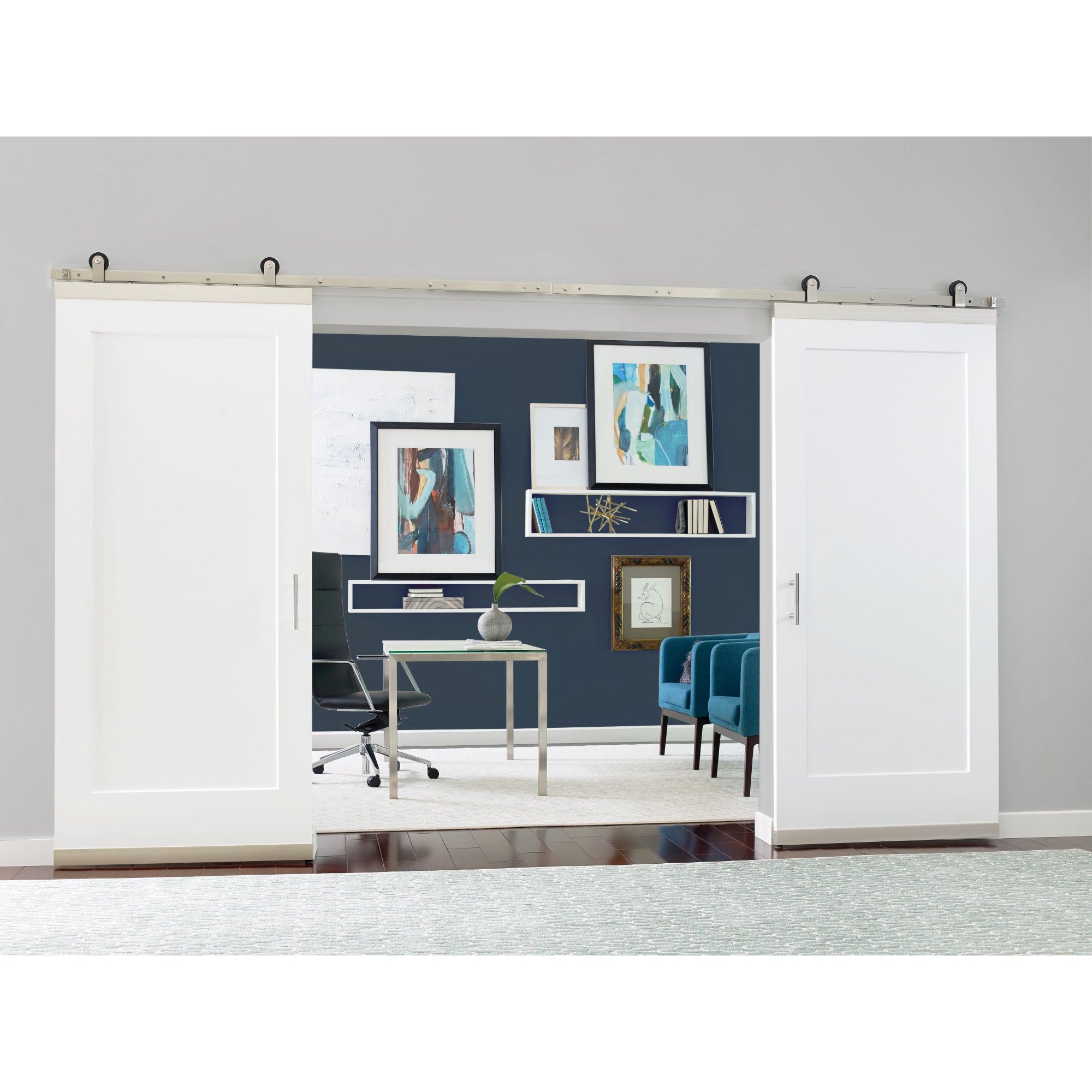 24"X80"X1-3/4" Madison 1-Panel Recessed Solid Core