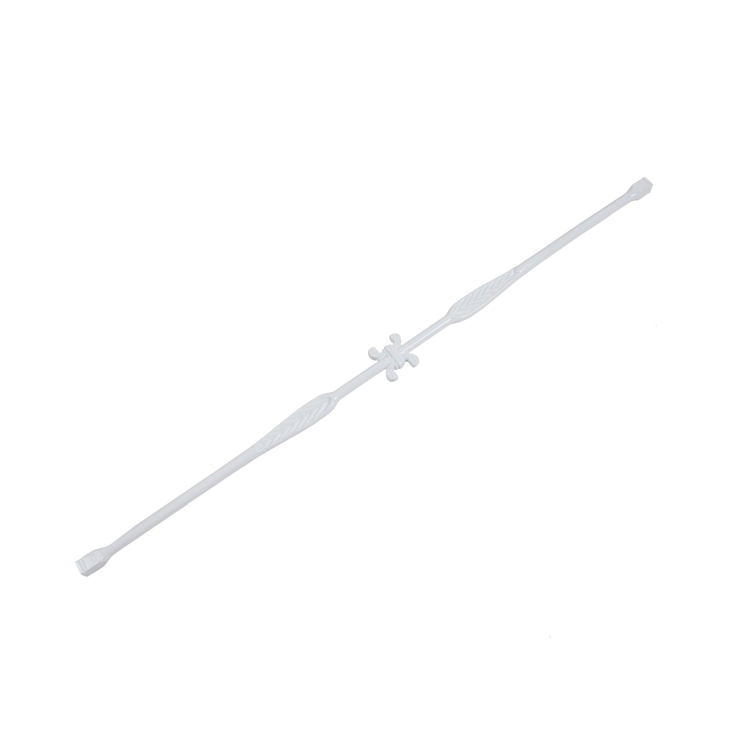 Regal Narrow Round Pickets, White