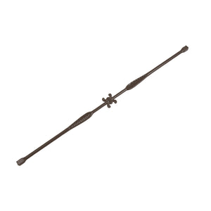 Regal Narrow Round Pickets, Bronze