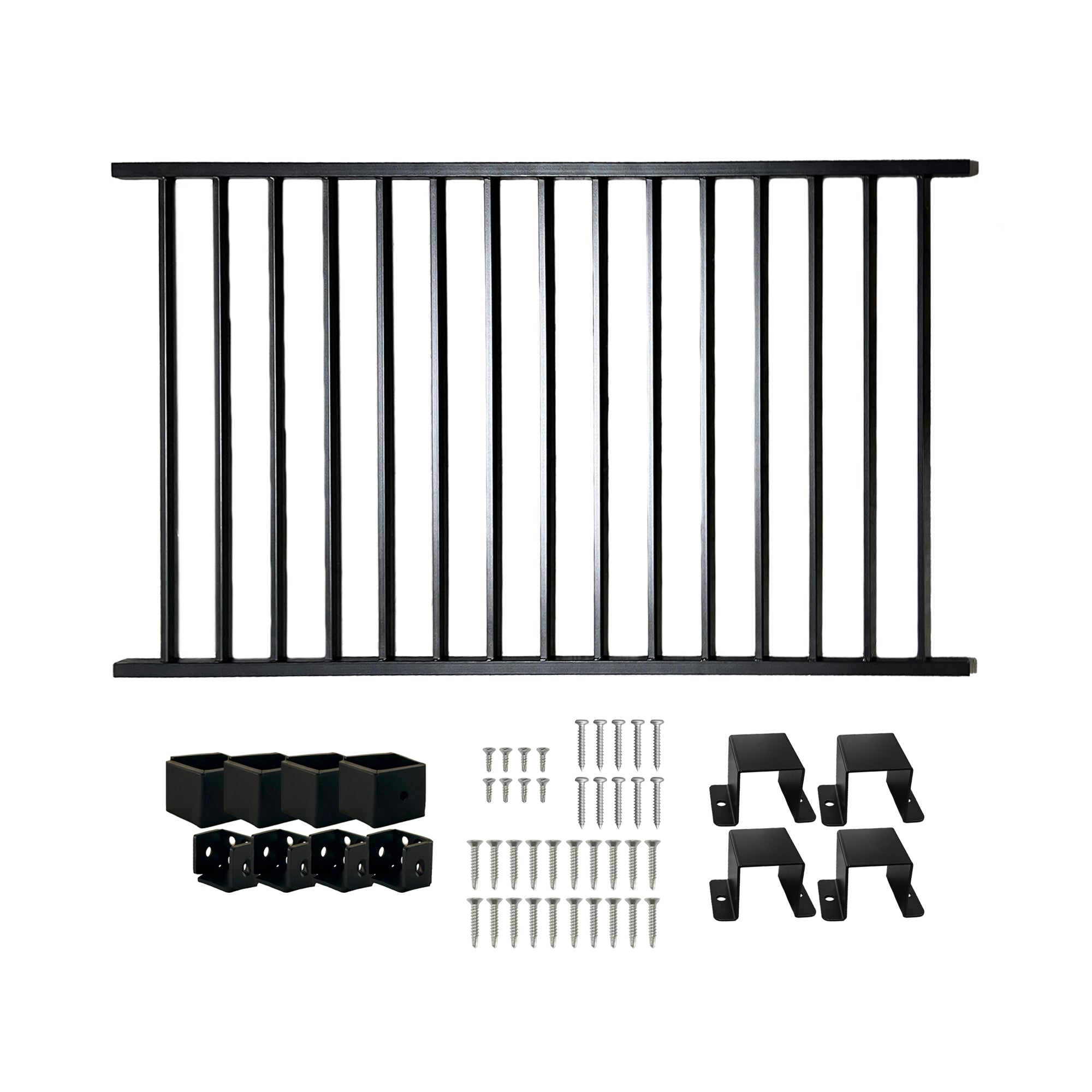 Steel Railing Panel 34" X 72" Nuvo Iron