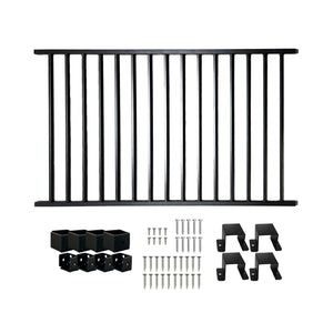 Steel Railing Panel 34" X 72" Nuvo Iron