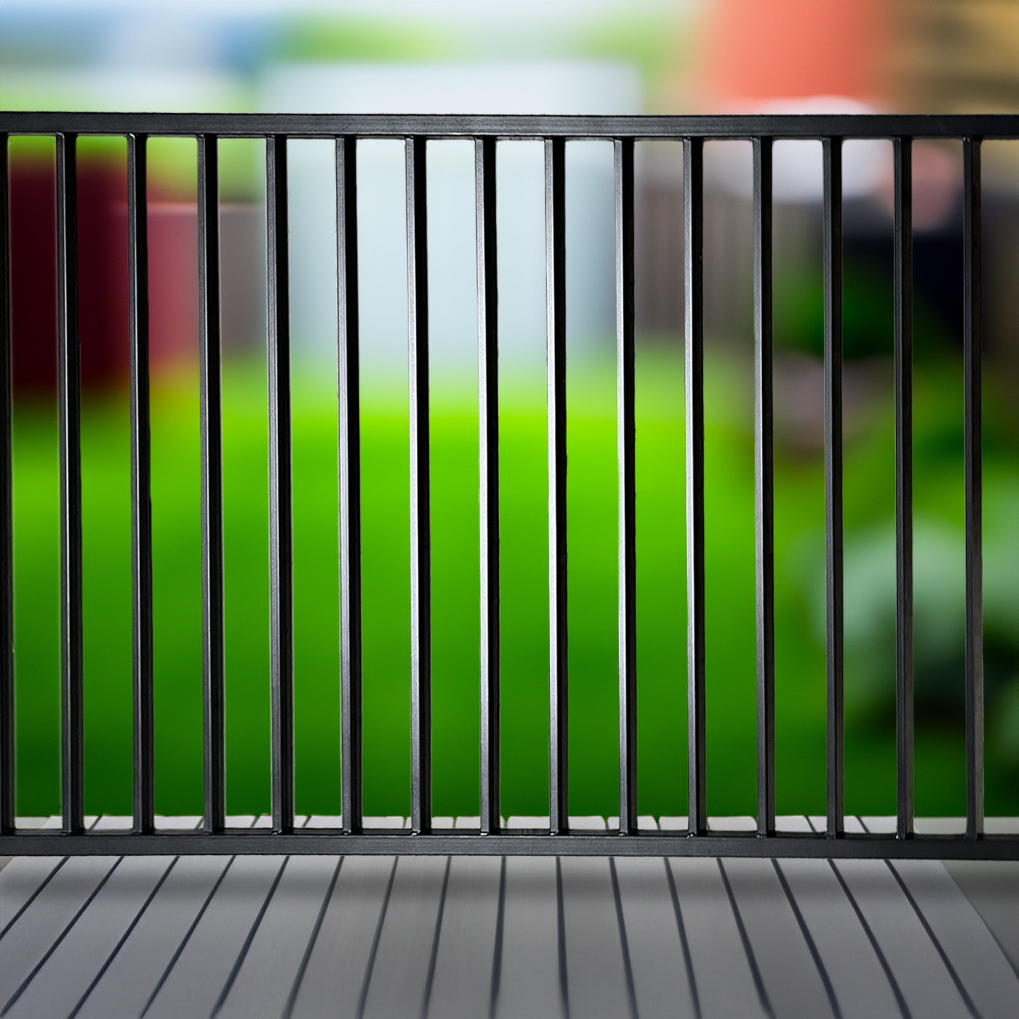 Steel Railing Panel 34" X 72" Nuvo Iron