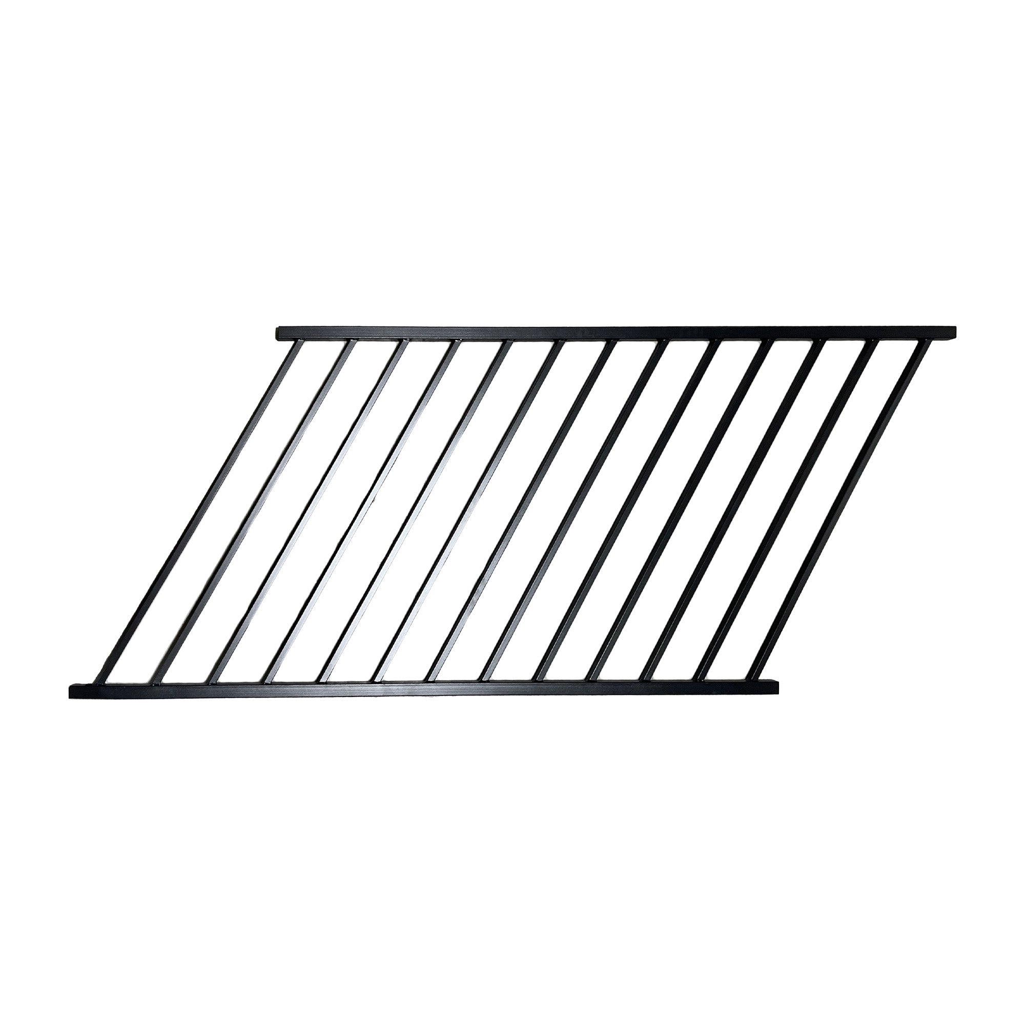 Steel Stair Rail Panel 34" X 72" Nuvo Iron