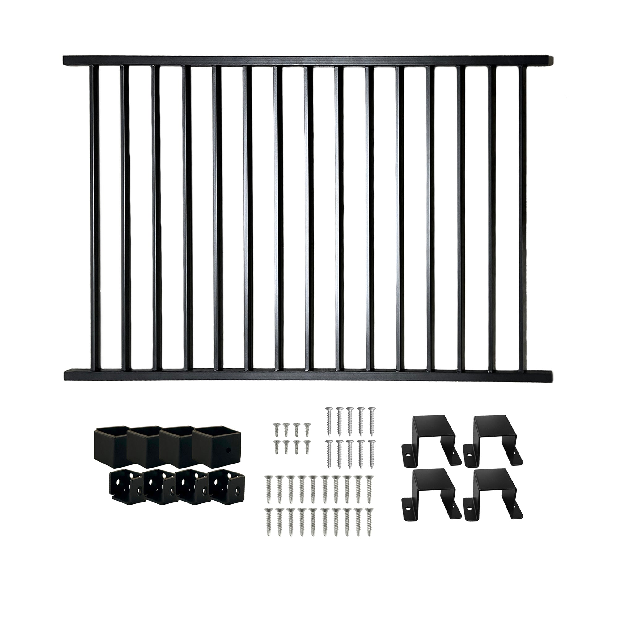 Steel Railing Panel 40" X 72" Nuvo Iron