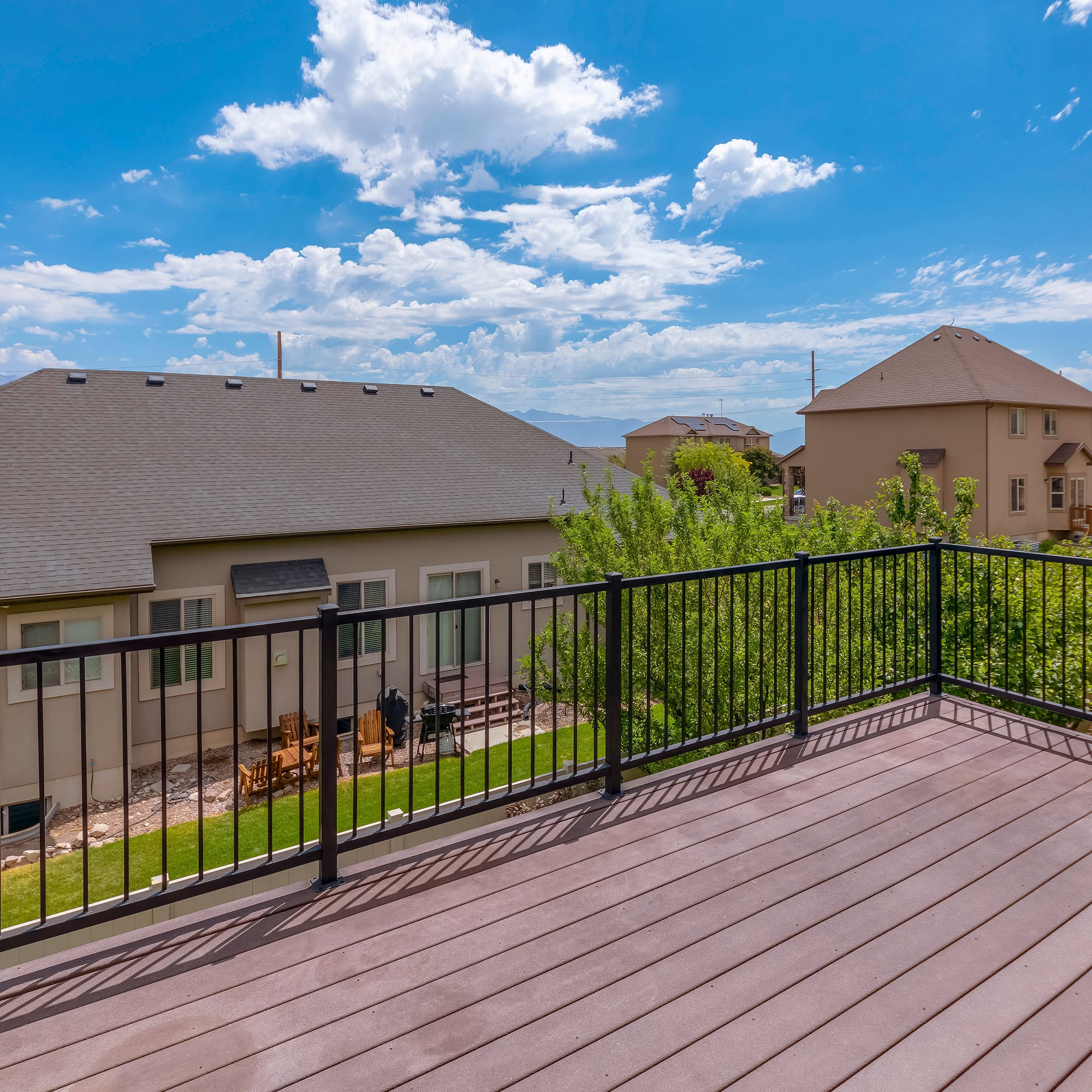 Steel Railing Post  2" x 2" x 38" Nuvo Iron