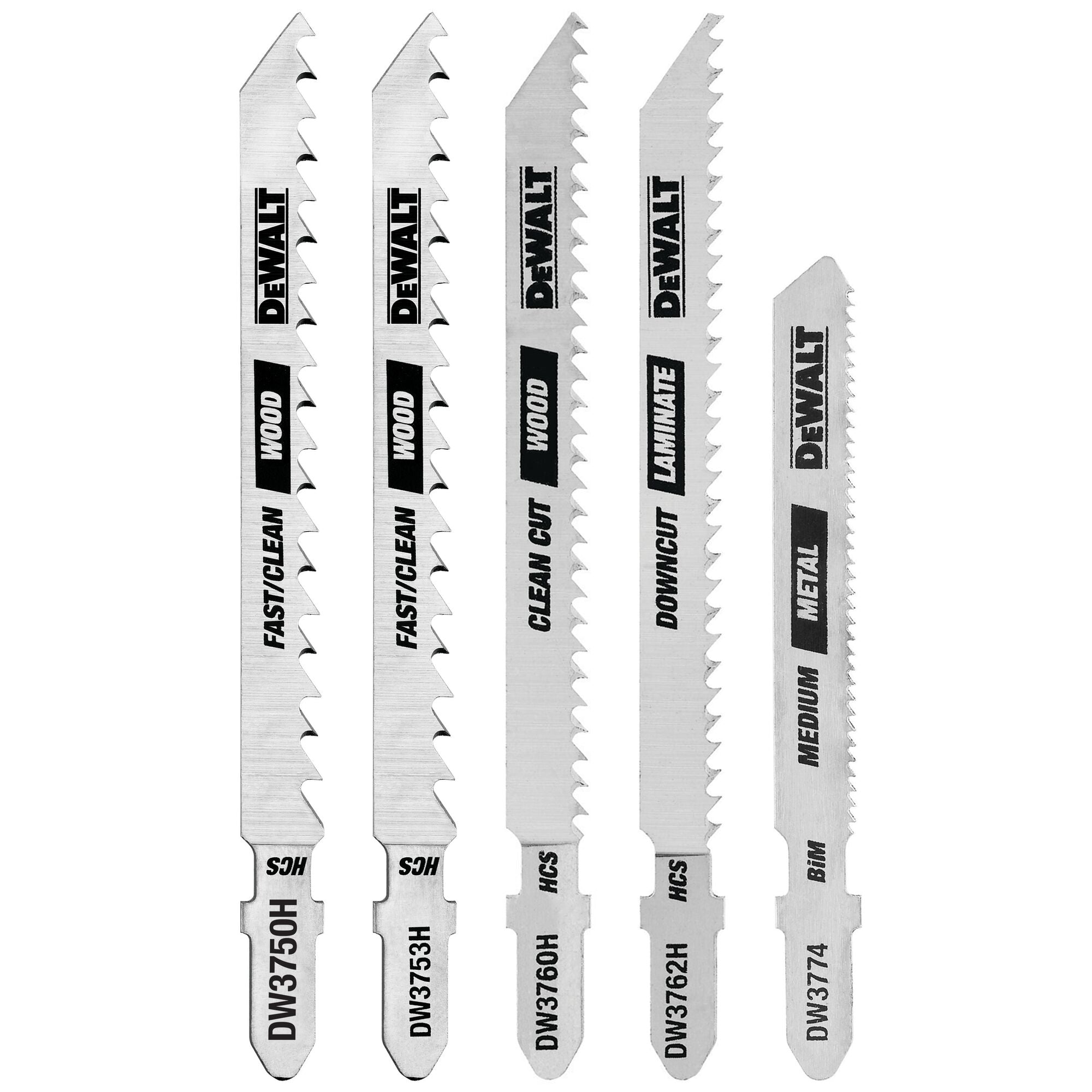 T-Shank Jigsaw Blades (5 Pack)