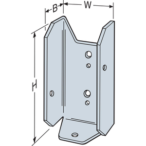 Fence Rail Bracket for 2x4, ZMAX® Galvanized