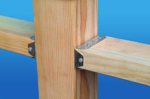 Fence Rail Bracket for 2x4, ZMAX® Galvanized