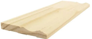 9/16"x4-1/8" Finger Jointed Pine Colonial Baseboard