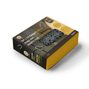 Galvanized U-Shaped Wire Staples - 3/4" x 14 Gauge Nuvo Iron