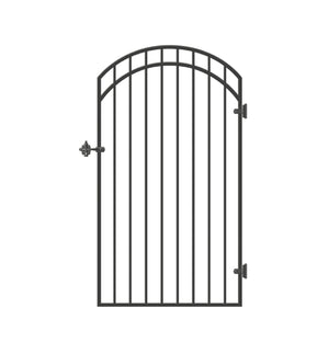 33"x68" Smooth-Topped Ornamental Iron Gate