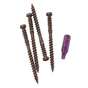 Kameleon Brown Composite Deck Screws #9 x 2-1/2" PK100