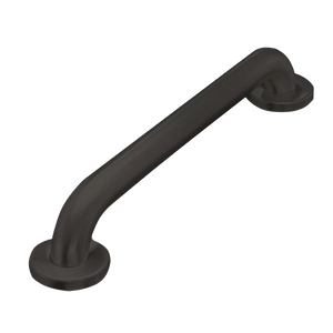 1-1/2"x18" Concealed Grab Bar, Smooth Black