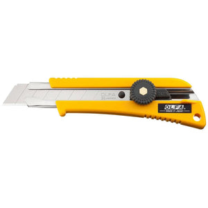 OLFA Heavy Duty Utility Knife, 18 mm W Snap-Off Blade, Slide Open, Stainless Steel Blade, 1 Blade Included, 6 in OAL 5004