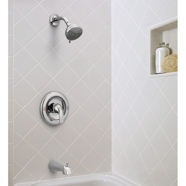 Adler Posi-Temp® tub/shower, Chrome