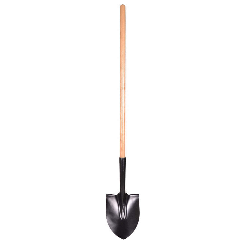 Garant Econo Round Point Shovel - Long Handle - Steel and Wood - 42-in
