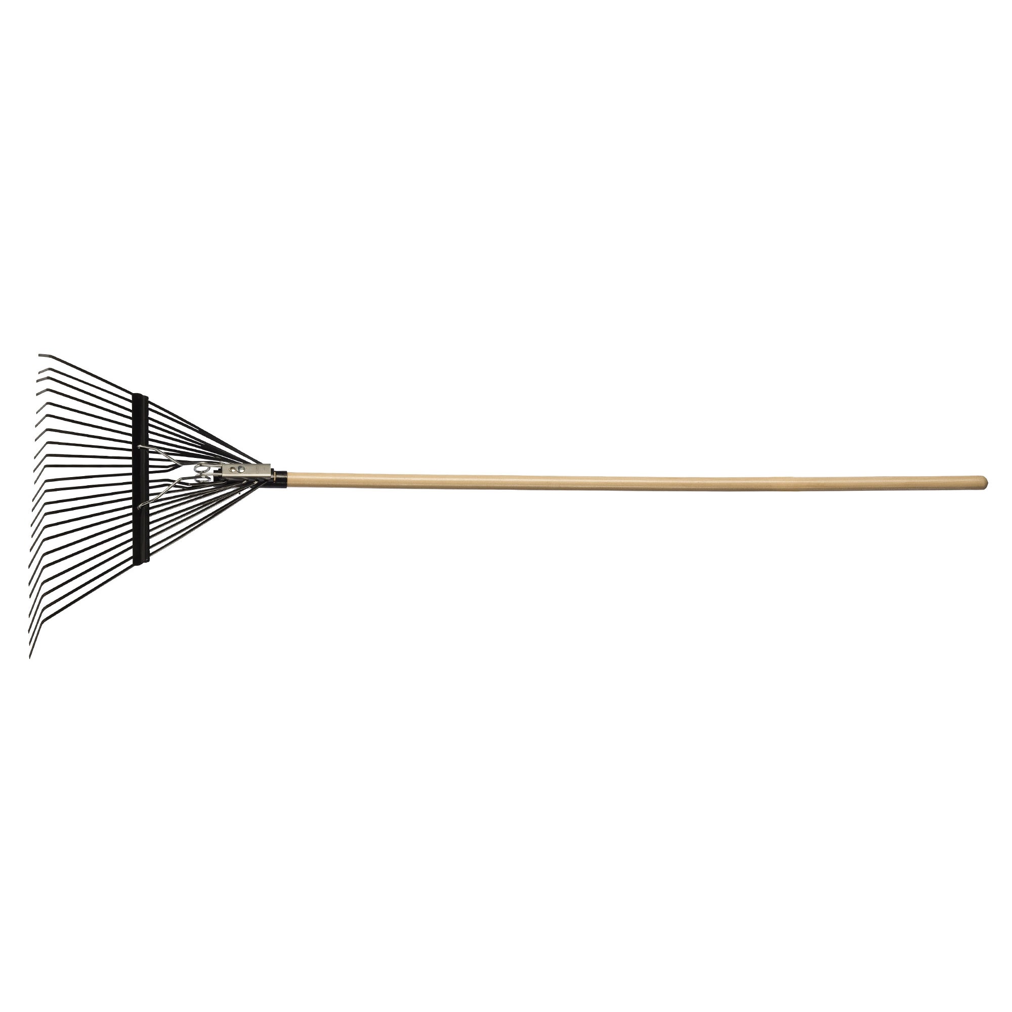 Springback lawn rake