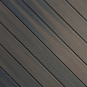 FIBERON SANCTUARY GROOVED DECKING LATTE  1 in x 6 in x 20 ft