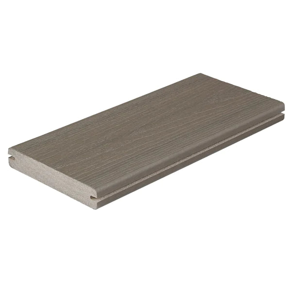 1" x 6" x 12' Fiberon Sanctuary Grooved Decking, Latte
