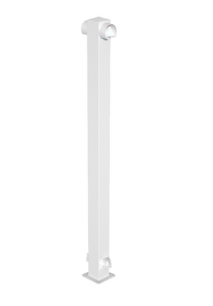 42" Century Line Post, White