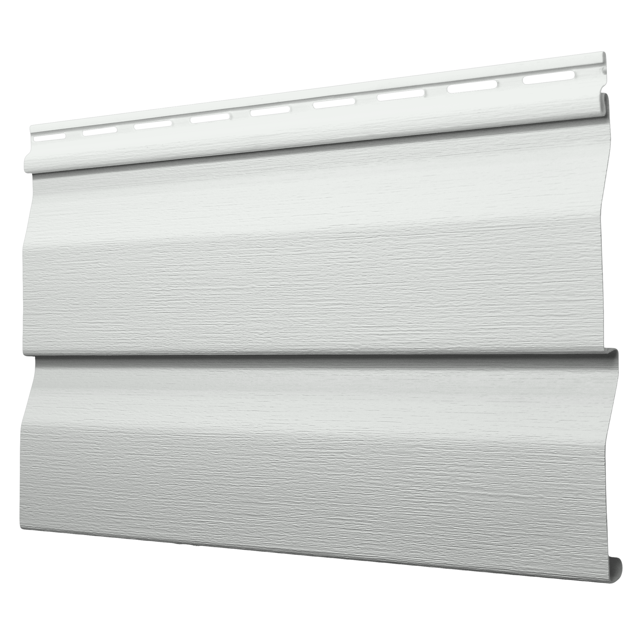 4-1/2" Double Dutchlap Vinyl Siding, Frost