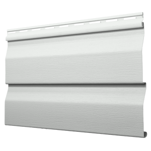 4-1/2" Double Dutchlap Vinyl Siding, Frost
