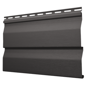 4-1/2" Double Dutchlap Vinyl Siding, Gun Metal Grey