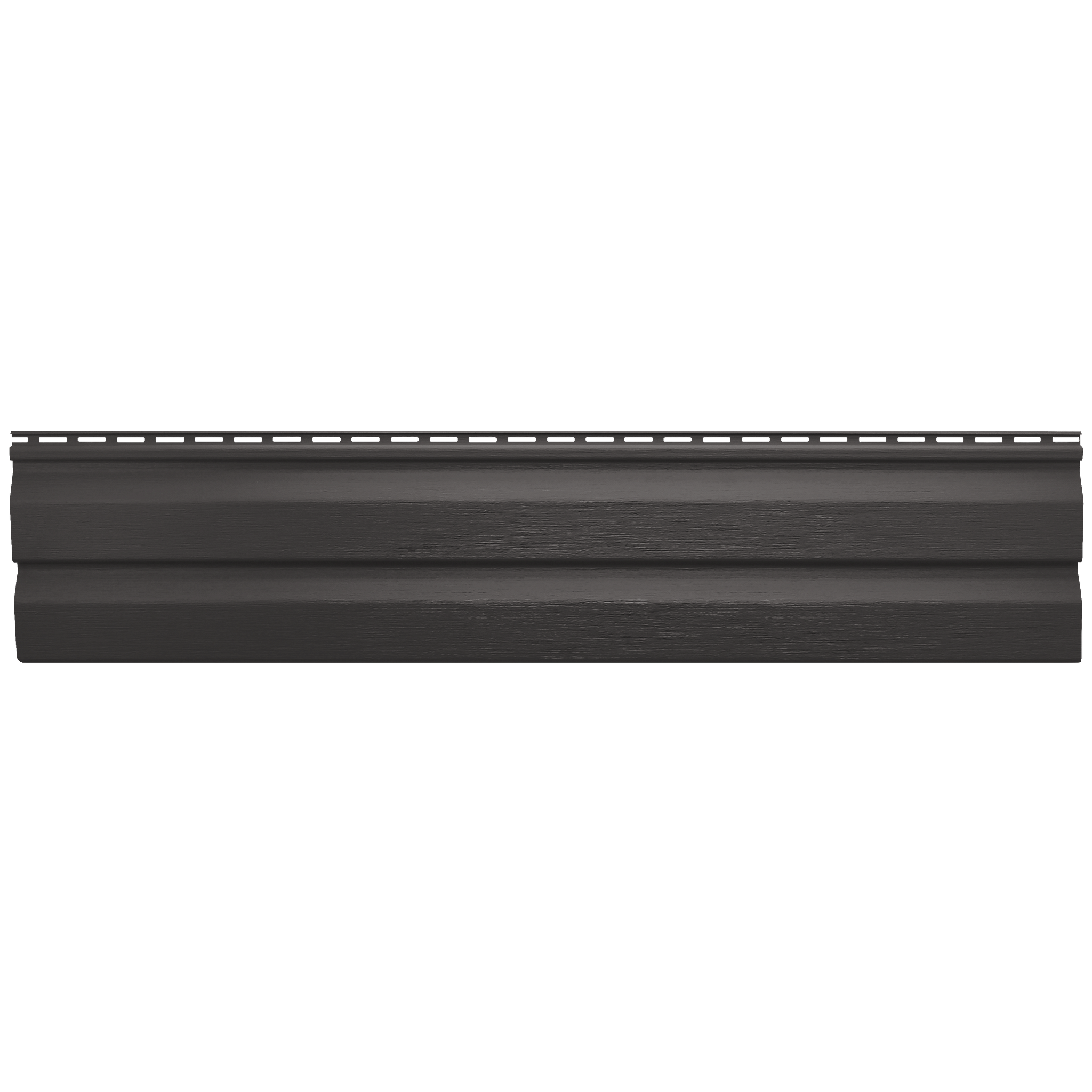 4-1/2" Double Dutchlap Vinyl Siding, Gun Metal Grey