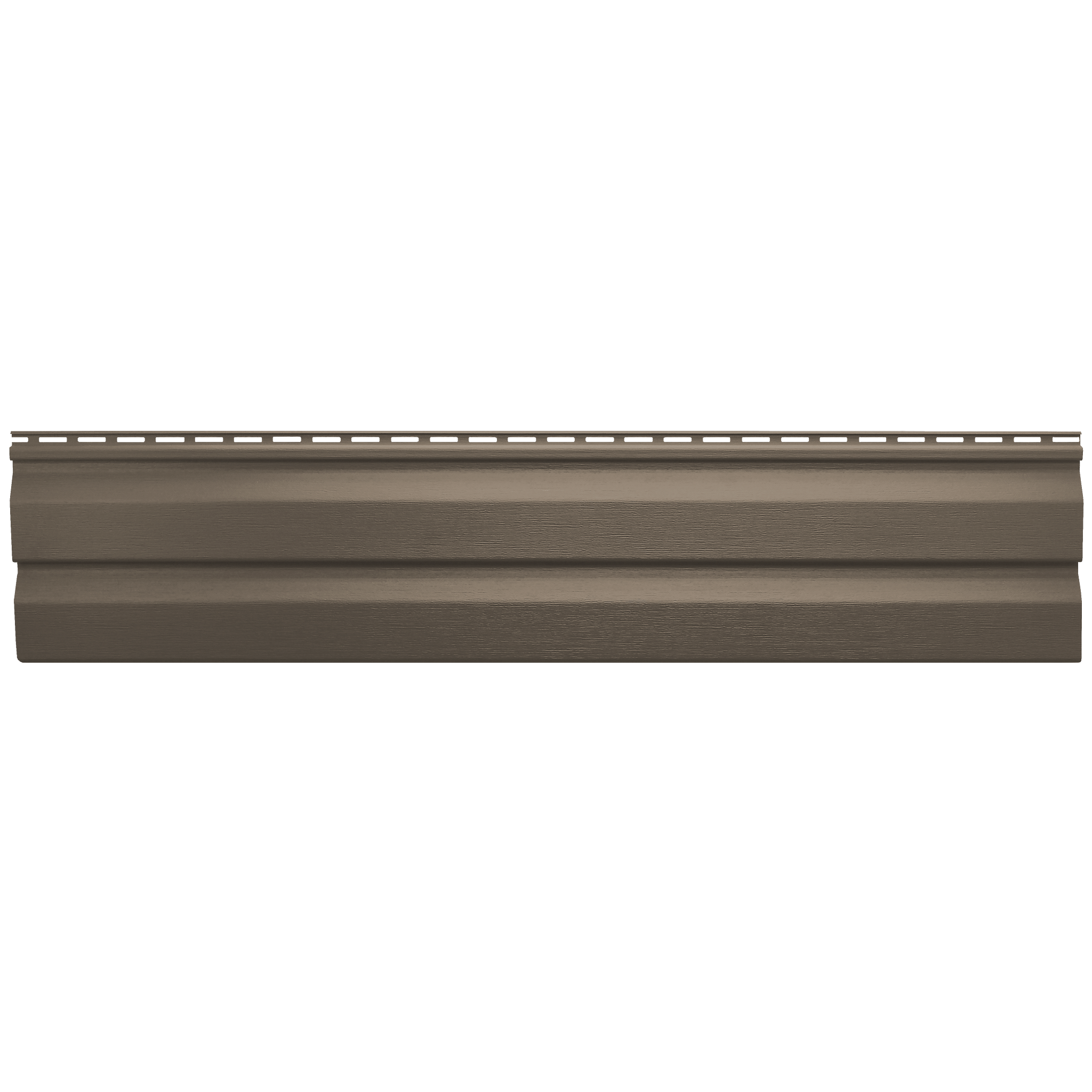 4-1/2" Double Dutchlap Vinyl Siding, Timberbark