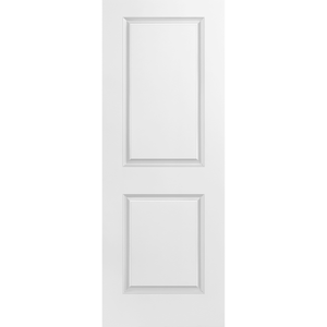 36"x96" 2 Panel Square Smooth Moulded Panel Door Hollow Core