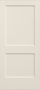 22"x80" Monroe 2-Panel Recessed Slab Door