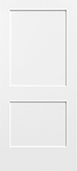 12"X80"X1-3/8" Monroe 2-Panel Recessed Slab Jeld-Wen