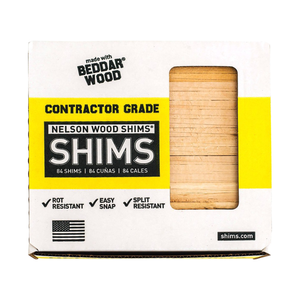 8" Wood Shims Contractor Grade (84/Pack)