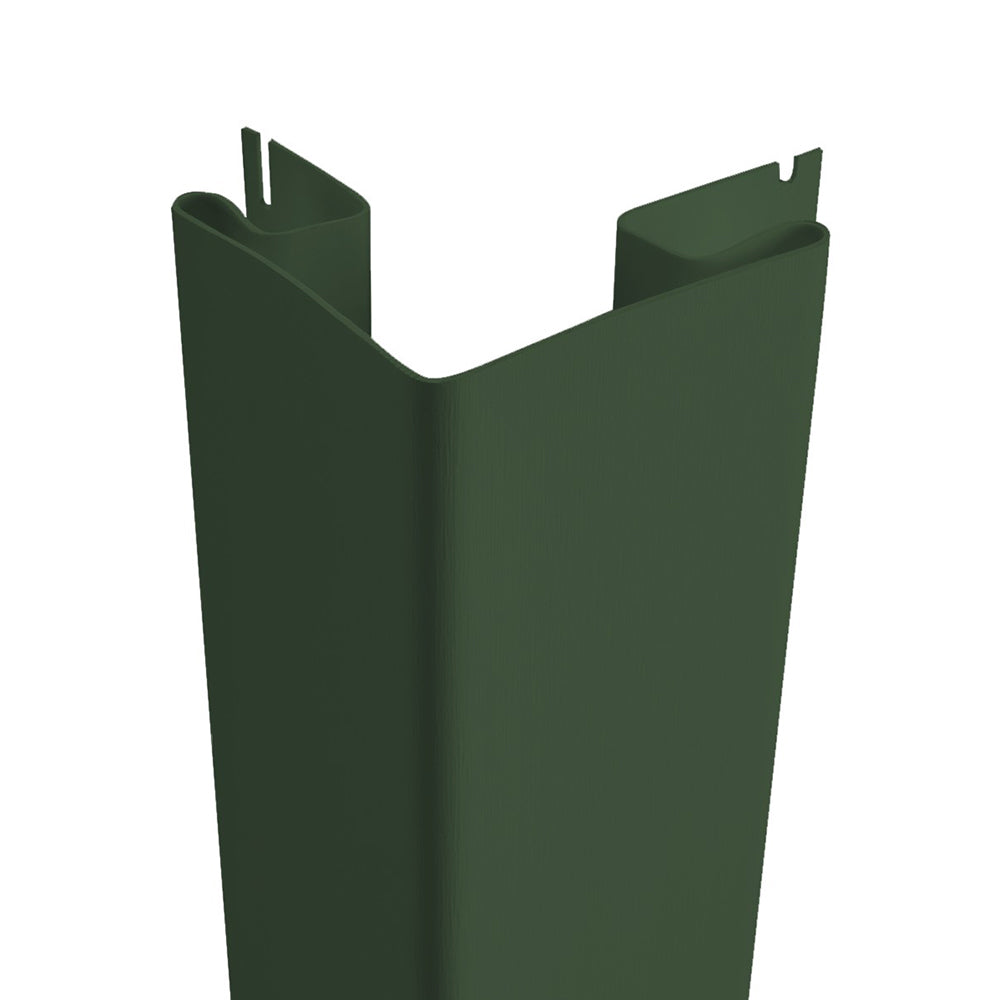 3" x 10' Sentry Outside Corner (3" x 3/4"), Muskoka Green