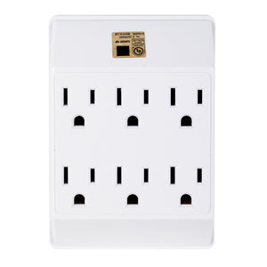 6-Outlet Power Wall Tap