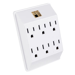 6-Outlet Power Wall Tap