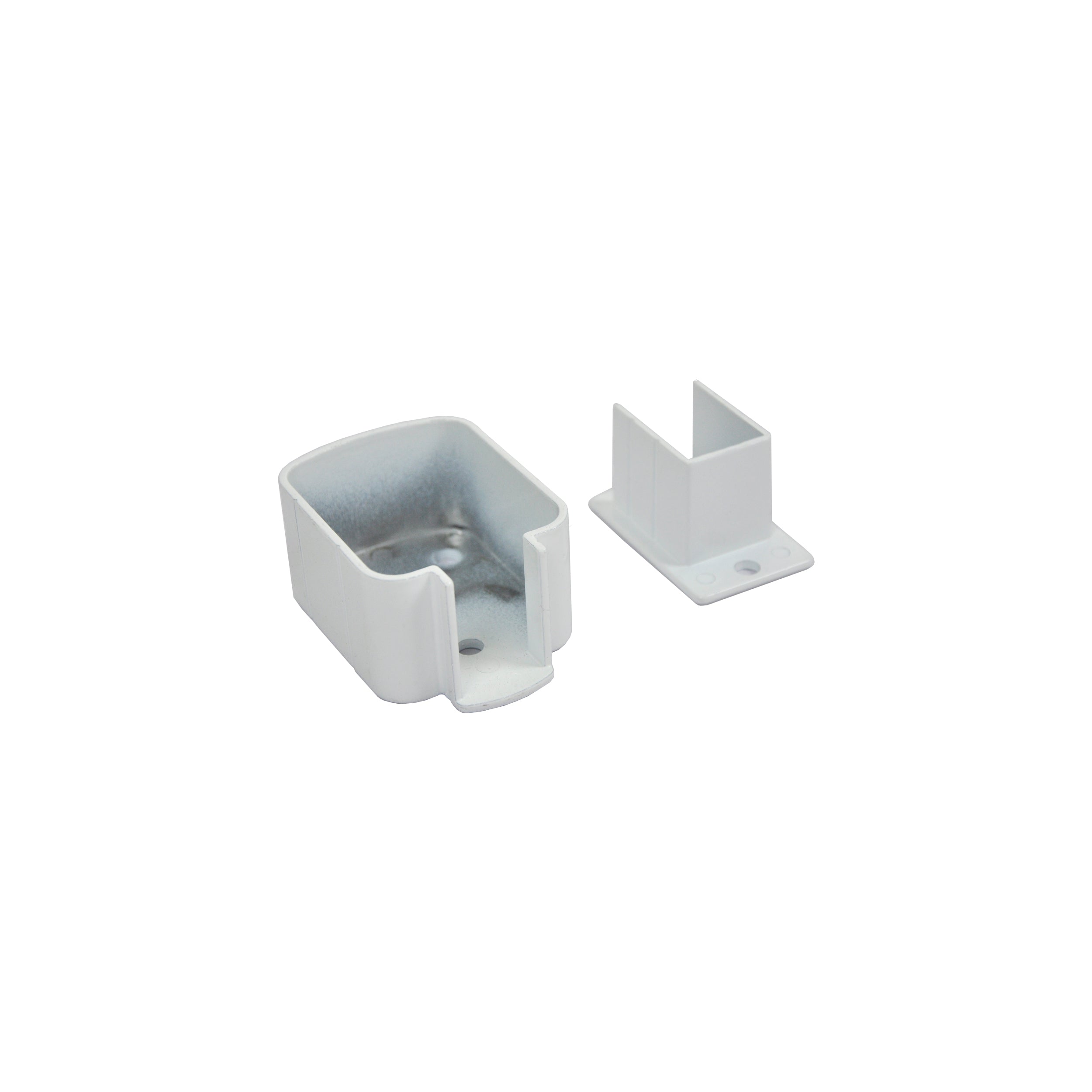 Top & Bottom Post Bracket, White