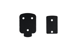 Top & Bottom Post Bracket, Textured Black