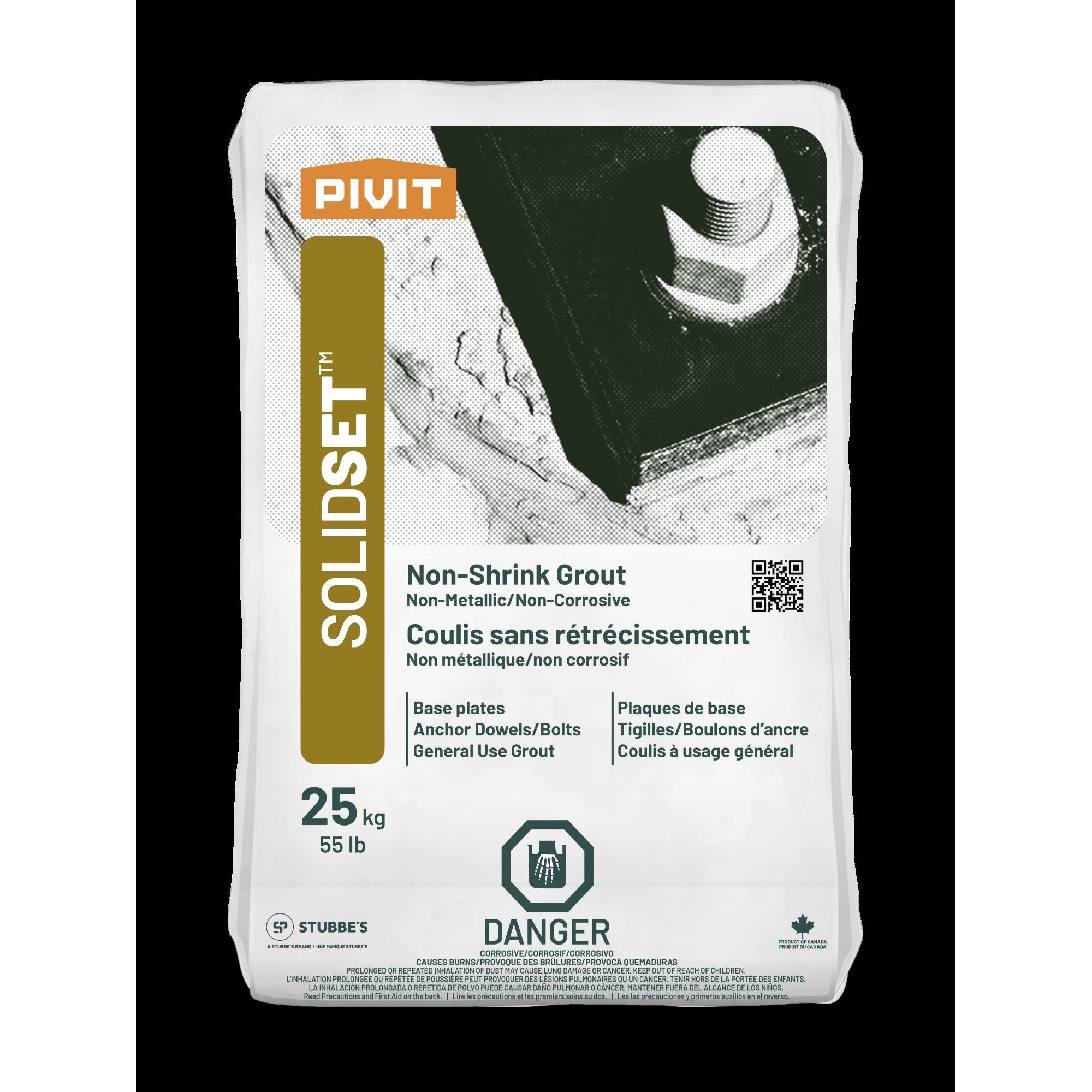 Non-Shrink Grout 23kg Stubbe's Concrete Patch and Repair
