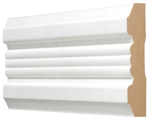 3/4"x3-7/8" MDF Primed Victorian Casing