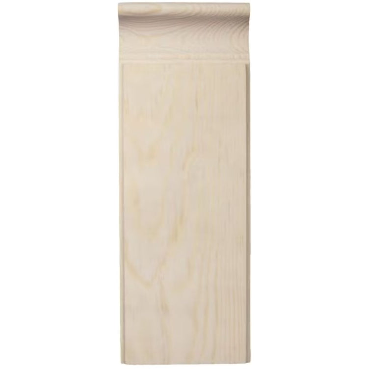 7/8" x 3" x  8" Plinth Block Pine Moulding