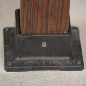 4" x 4" Plastic Post Base Anchor Nuvo Iron